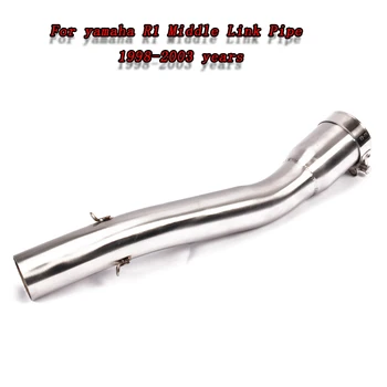 

KA For YAMAHA R1 YZF-R1 1998 1999 2000 2001 2002 2003 Motorcycle Exhaust Pipe Muffler Front Link Middle Pipe