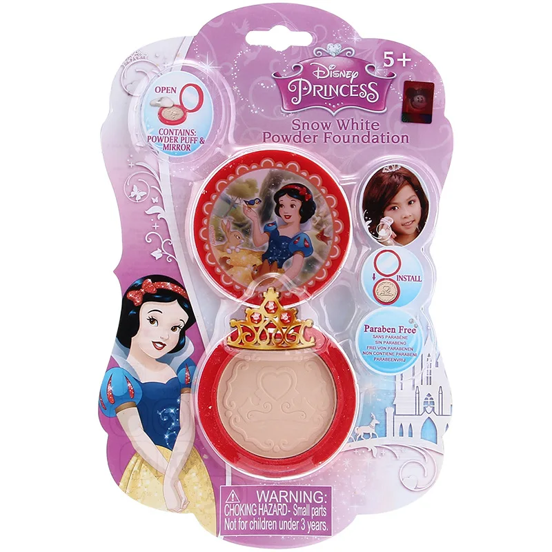 Disney детская пудра нетоксичный принцесса играть дома игрушки для девочек шоу