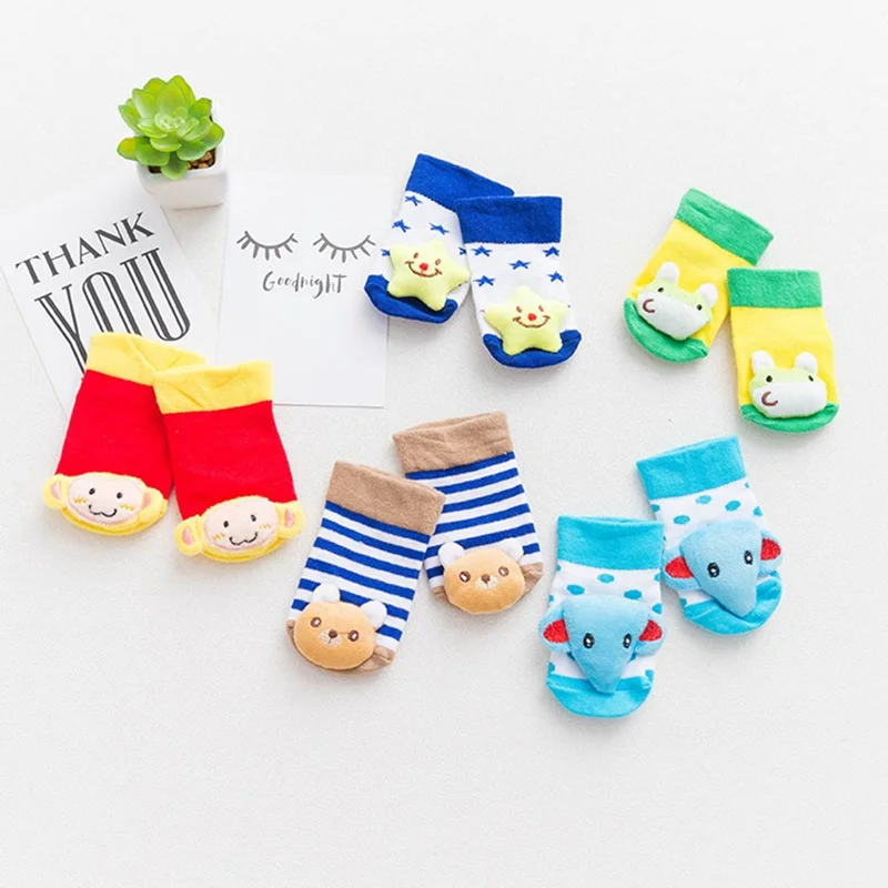 

Cute Animal Baby Socks Non-slip Sock For Baby Girls Boys Cartoon Newborn Kids Socks Children Baby Cheap Stuff