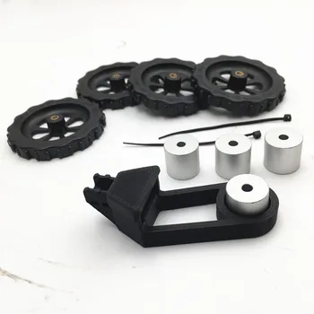 

upgrade Cre CR-10/ cr10S 3d printer solid spacer CR-10 aluminum Solid Bed Mount Strain relief bracket and bed leveling knob