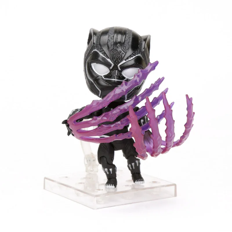 8-9 см игрушки Marvel Nendoroid Мстители Бесконечность ВОЙНЫ ЖЕЛЕЗНЫЙ ЧЕЛОВЕК Mk50 ПВХ фигурка Черная пантера флэш 917 Коллекционная модель