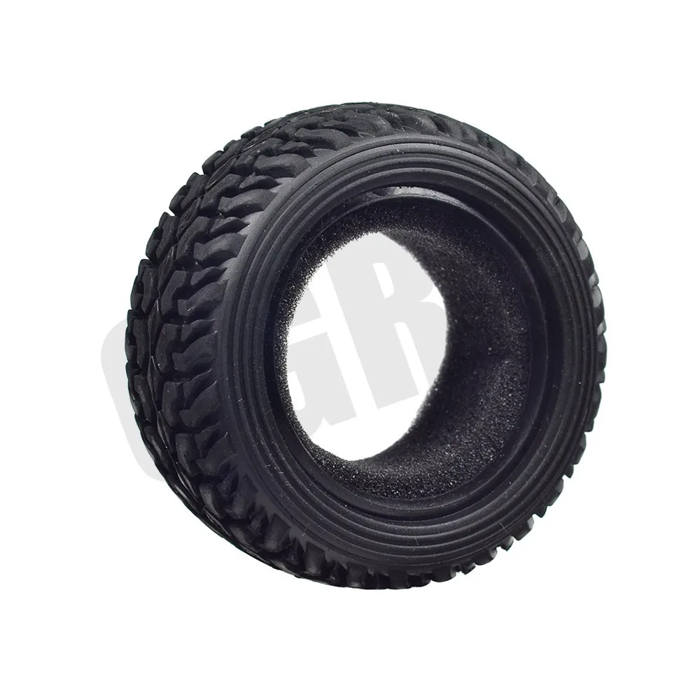4 шт. резиновые шины для 1/10 радиоуправляемого автомобиля HPI Kyosho HSP 94122 tiiya CS Tt01