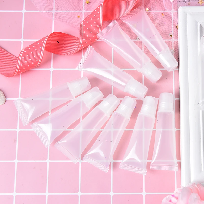 

10pcs 5ml Container Empty Tubes Lip Gloss Balm Sunscreen Cream Container Cosmetic Beauty Makeup Tools Accessorie Hot Sale