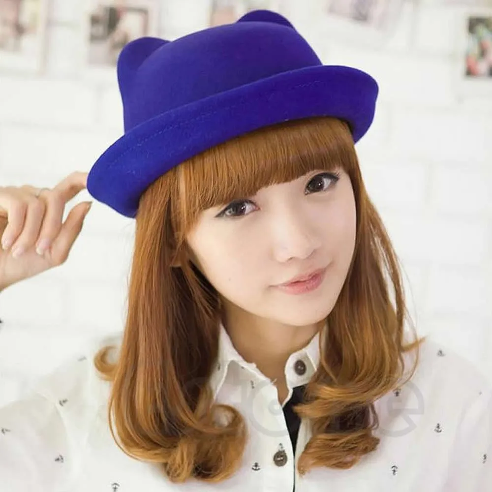 Wool Hat With Cat Ears Wool Hat With Cat Ears