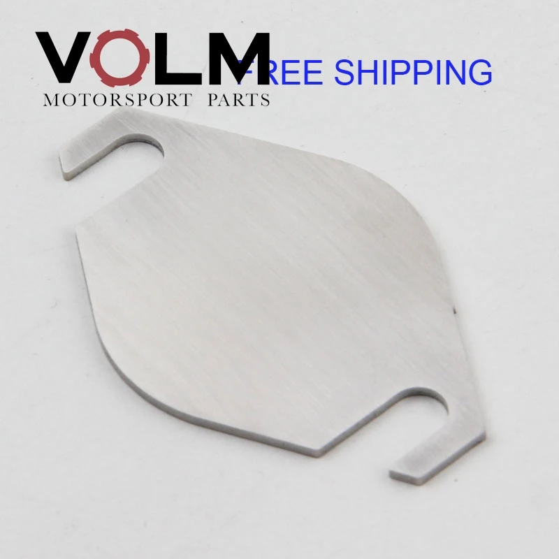 exhaust gas cleaning recirculation EGR delete valve blanking plate for