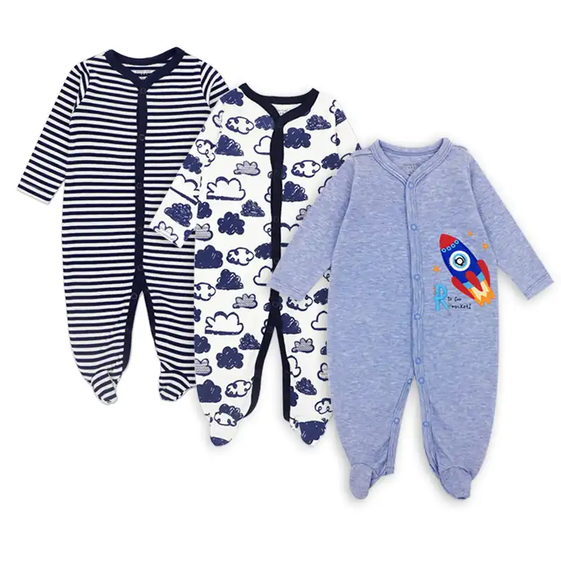 2/3Pcs/Lot100%Cotton baby rompers suit 