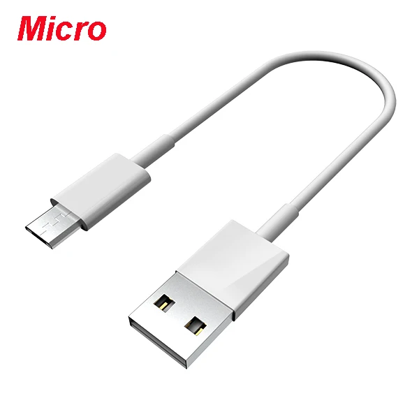 0,25 м USB кабель для передачи данных Быстрая зарядка Micro USB кабель usb type C кабель для iPhone X XR samsung Xiaomi Мобильный телефон и зарядное устройство - Цвет: Cable