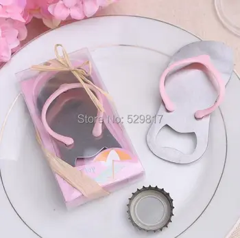 

Free Shipping,15pcs pink Creative Flip Flop Bottle Opener with Nice packing,Best wedding favors and gifts for Guests