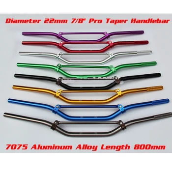 

250cc 450cc Dirt Bike Motorcycle Cross Handlebar 7075 Aluminum Alloy Length 800mm Diameter 22mm 7/8"