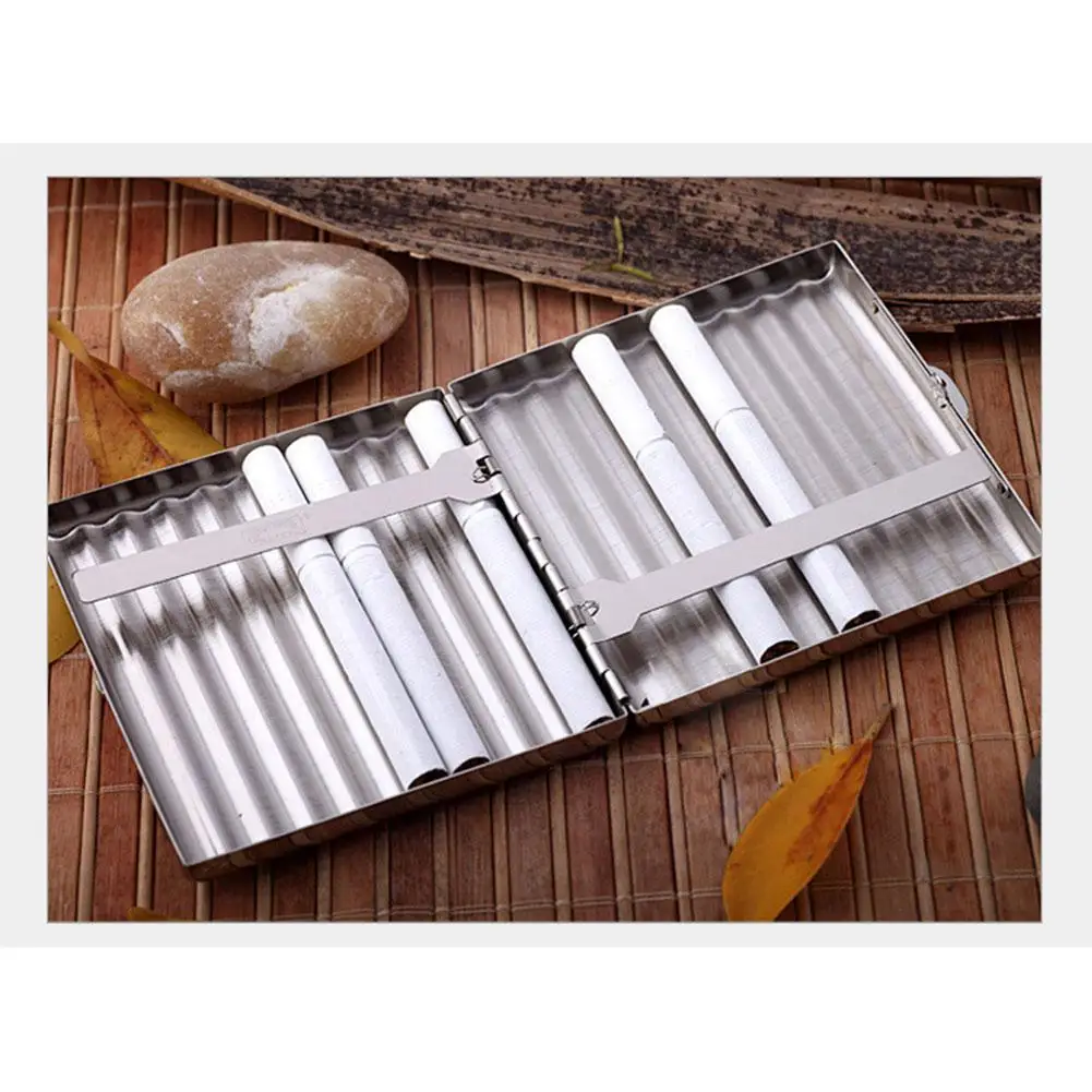 

Cigarette Case Ultra-thin Lightweight Box Copper Exquisite Portable Cigarette Holder 20 packs