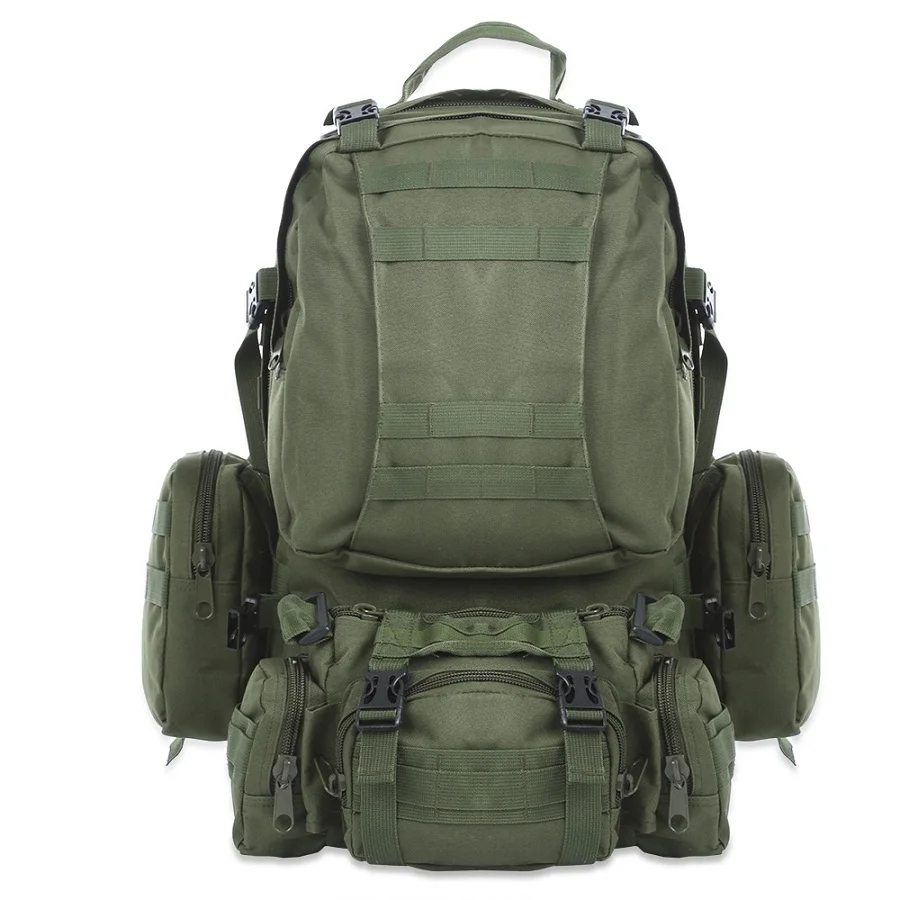 Outlife 50L Открытый Рюкзак Molle военный тактический рюкзак Спортивная Сумка Водонепроницаемый походный рюкзак для путешествий - Цвет: Army Green