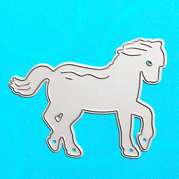

YLCD803 Pony Metal Cutting Dies For Scrapbooking Stencils DIY Album Paper Cards Decoration Embossing Folder Die Cutter Tools