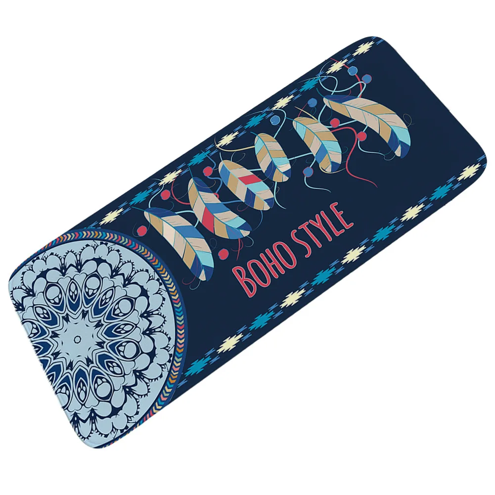 Boho 1 Zeegle, индийский стиль, ковры для гостиной, фланелевые, спальни, прикроватные коврики, противоскользящие, кофе, ковер напольный, коврики для кухни - Цвет: Boho 1