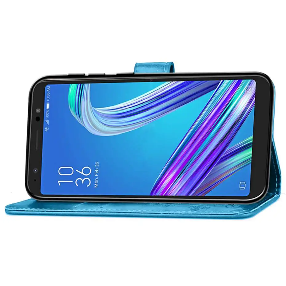 Чехол с откидной крышкой для Asus ZenFone Live L1 ZA550KL 5 3D чехол из искусственной кожи в
