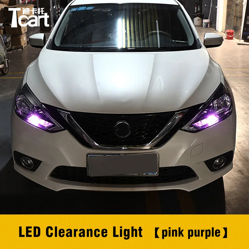 Tcart для Nissan sentra b17 аксессуары 2012 2014 2018 Canbus T10 3030 автомобильные