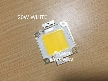 

5pcs 20W LED CHIP Integrated High Power Lamp Beads white/warm white 600mA 32-34V 1600-1800LM 24*40mil Taiwan Huga Chip