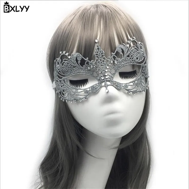 Кружевная маска для вечерние BXLYY украшение детской одежды Сексуальная