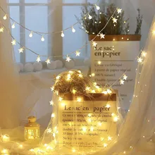 Оконный занавес медные Звездные огни гирлянда вечерние декоративные эффектные с 100 светодиодный Бисер Свадебные украшения для дома