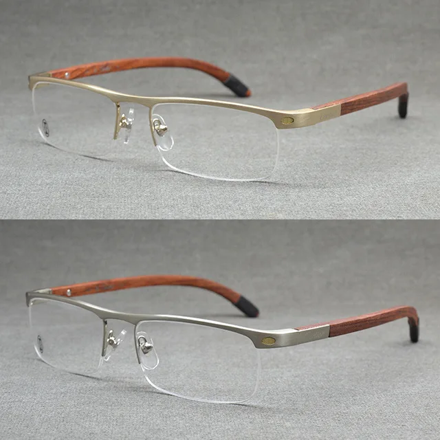 vintage rimless gold eyeglasses