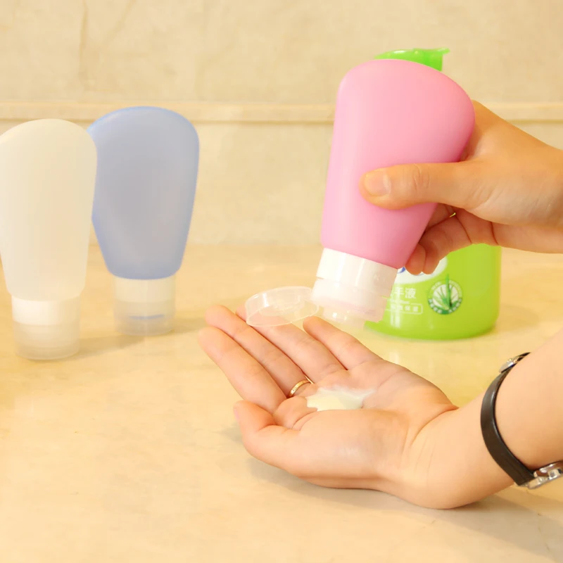 2pcs 37ml Portable Refillable Squeeze Bottles One Hand Press Cap Travel-Great for Dispensing Lotions Shampoos and Massage Oils 2pcs adjust plate tableting replace for n1900b 342430 2 1902k 1923b1923h 1125 1901 1902 portable electric planer tableting