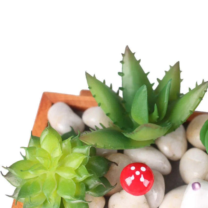 rtificial fleshiness Cactus plant Succulent plants cactus bonsai local landscape decorative flower for box decoration (6)