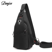 Модная нагрудная из ткани Оксфорд сумка для мужчин и женщин для отдыха водонепроницаемая сумка на плечо Повседневная Черная нагрудная Сумка Для Подростка Сумка стиль