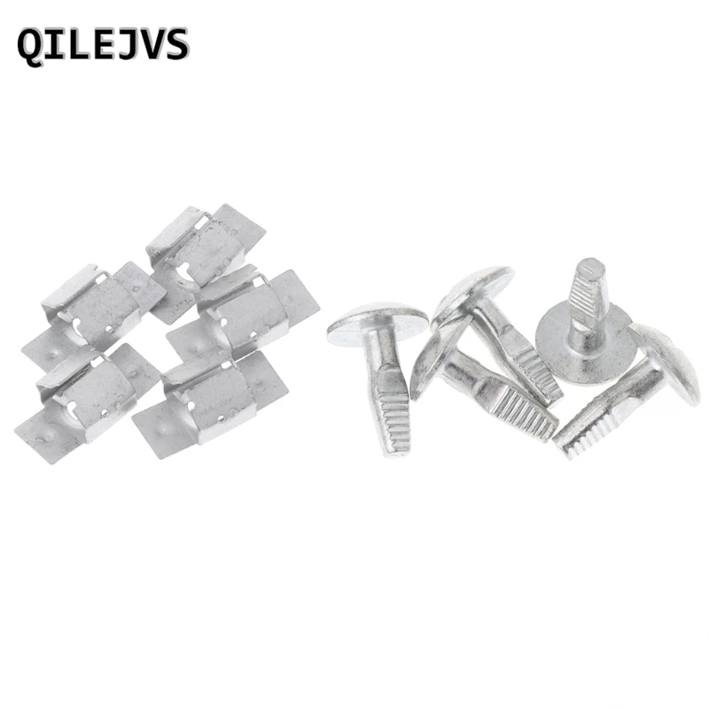 

5 Pairs Engine Fitting Clips Mounting Bolt Under Cover For Peugeot 206 207 406 407 806 807