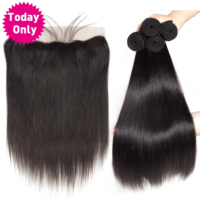 TODAONLY Peruvian Hair Bundles With Frontal Straight Hair Bundles With Frontal Ear to Ear Lace Frontal Closure With Bundles Remy TODAONLY Peruvian Hair Bundles With Frontal Straight Hair Bundles With Frontal Ear to Ear Lace Frontal Closure With Bundles Remy