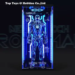 1/6 Железный человек ангар 4,0 MK4 Tron выпуск рисунок Коробка Чехол модельная