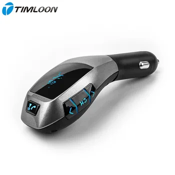 

12V-24V Bluetooth Car Kit Wireless FM Transmitter Handsfree MP3 Player Radio Adapter Support USB Charger,TF Card,U Disk,A2DP