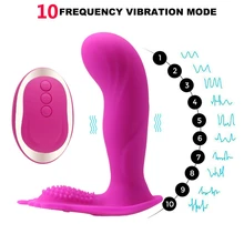 Wearable Butterfly Dildo Vibrator Sex Toys for Women Masturbator Clitoris Stimulator Wireless Remote Control Vibrator Panties