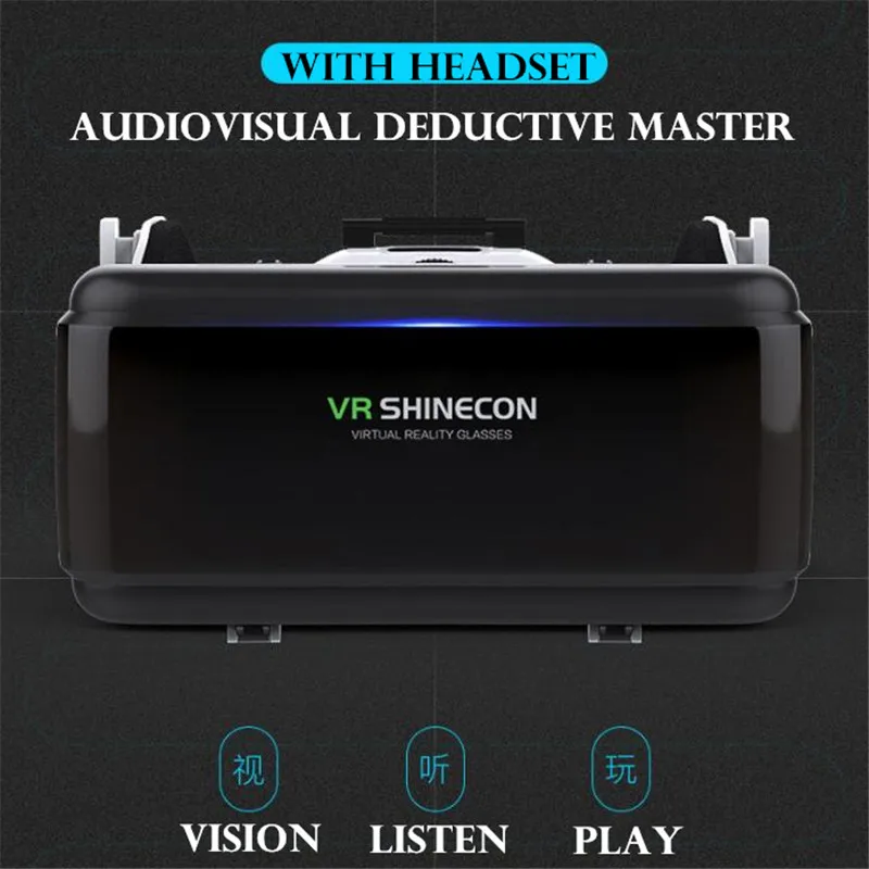 40 шт VR Виртуальная реальность 3D очки коробка стерео VR Google картонная гарнитура шлем для IOS Android смартфон, Bluetooth рокер