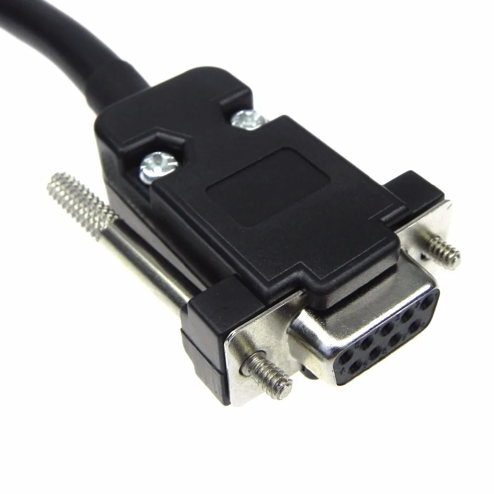DB9-9pin female crimp type socket with the screws DB9 connector socket set 2