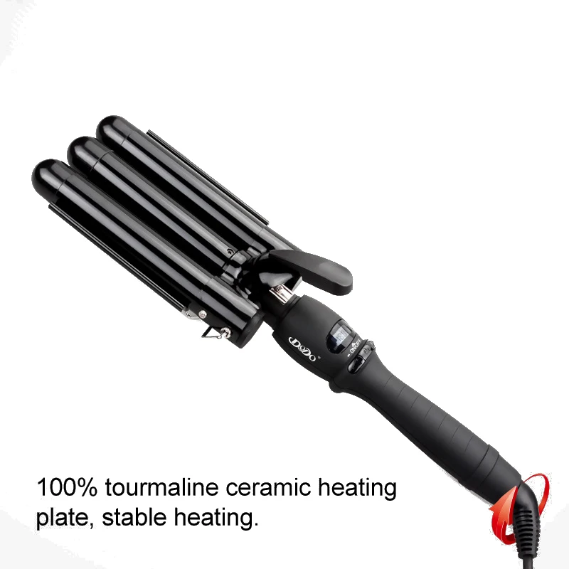 

Professional Black Fast Hair Styling Curling Hair Iron Wand Wave Curler Ceramic Electric Curler Tools Corrugated Hair Curler