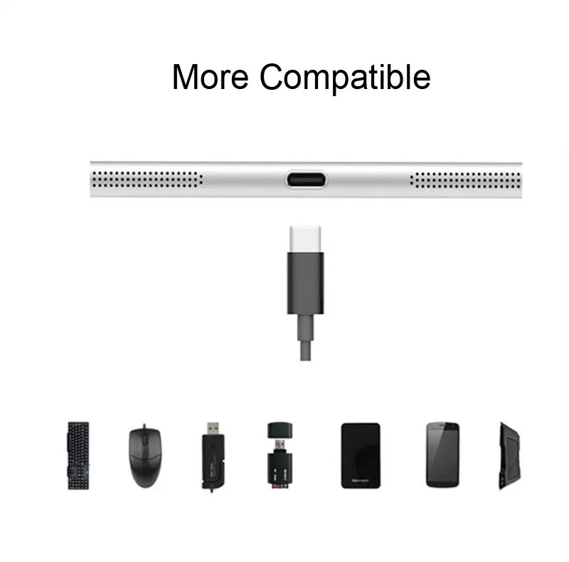 Uosible usb type C Узловая док-станция Thunderbolt 3 адаптер usb type-C Ключ 4 порта алюминиевый сплав серебро для Macbook Pro/Air type-C использование