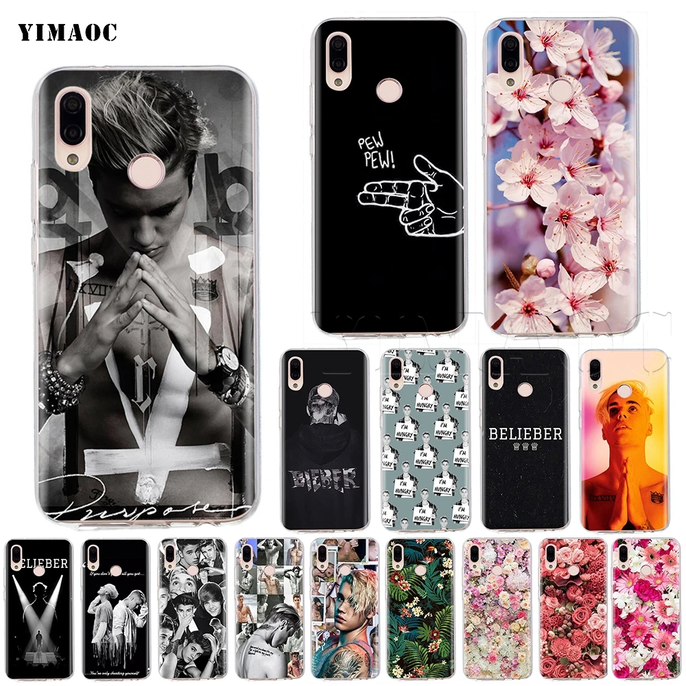 YIMAOC Justin Bieber Silicone Case for Huawei Honor Y7 Y9 8C P smart prime 2018 2019