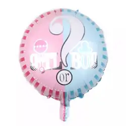 18 дюймов мальчик? Воздушный шар из фольги для девочек вечерние, украшение для детского душа, 1 год, день рождения, подарки, игрушки для