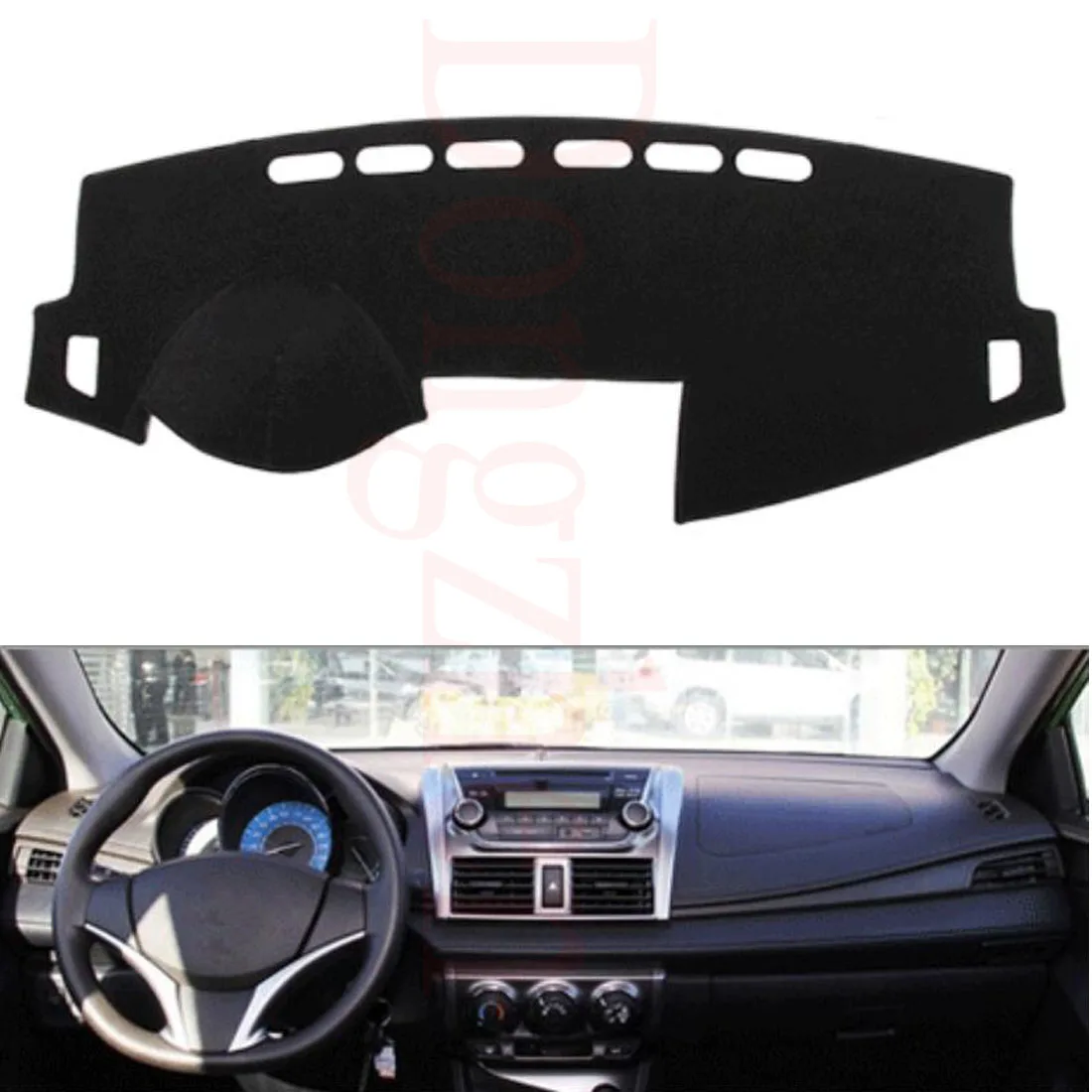 

Dongzhen Fit For Toyota YARiS L 2014-2016 Car Dashboard Cover Avoid Light Pad Instrument Platform Dash Board Cover Mat