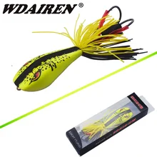 1Pcs High Quality cicada Frog Fishing Lures Snakehead Lure 9cm 9.2gTopwater Hard Bass Bait Frog Lure Fishing Tackle WD-469