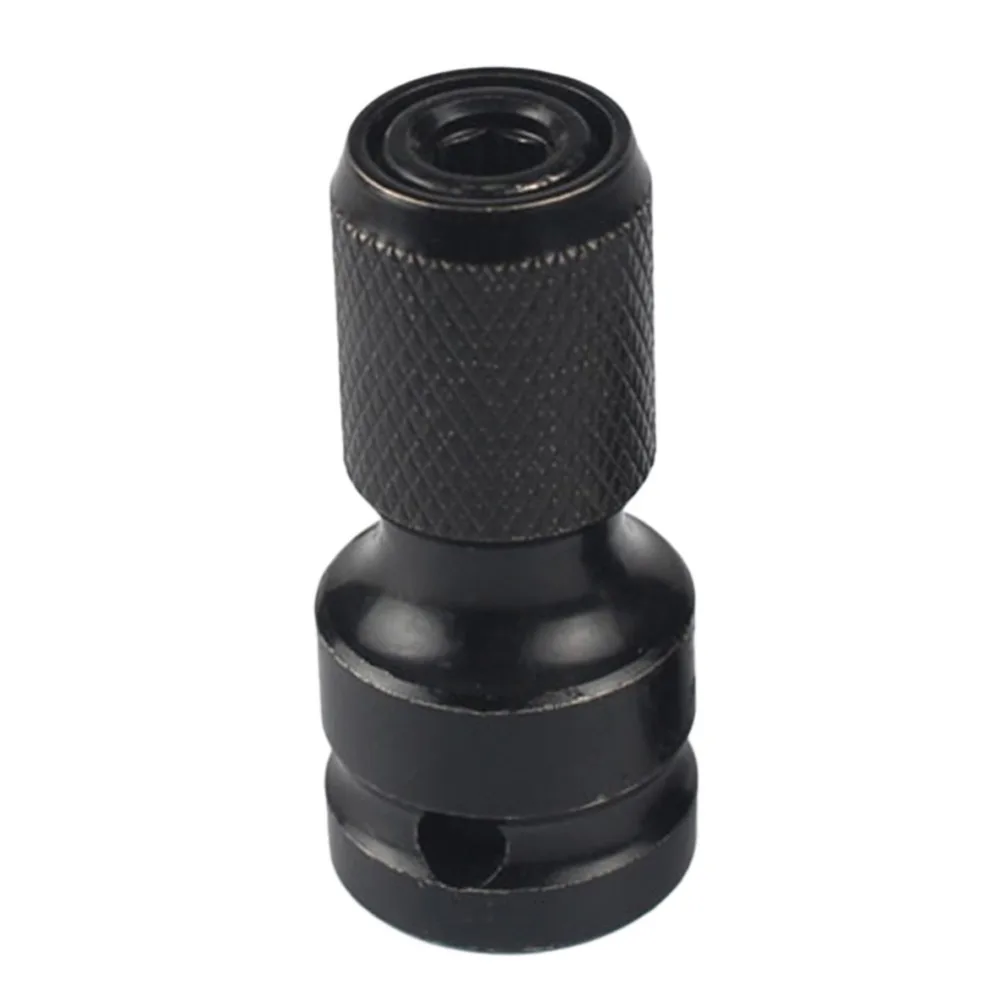 

1 Pc 1/2" square Drive to 1/4" Hex Shank Drill Adapter Impact Impact Driver Drill Chuck Converter Tool