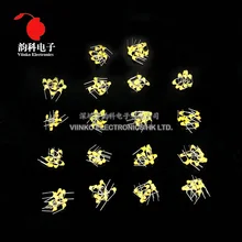 18values* 10 шт. = 180 шт. монолитный керамический конденсатор поверхностного монтажа 20pF~ 1 мкФ керамические конденсаторы Ассорти Комплект