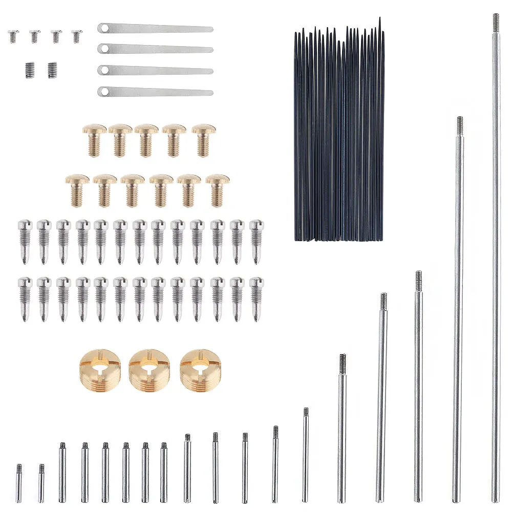 US $11.74 92pcslot Saxophone Repair Parts Set Complete Tools Saxophone Key Roller Reed Screws Needle Wind Instrument Repair Kit