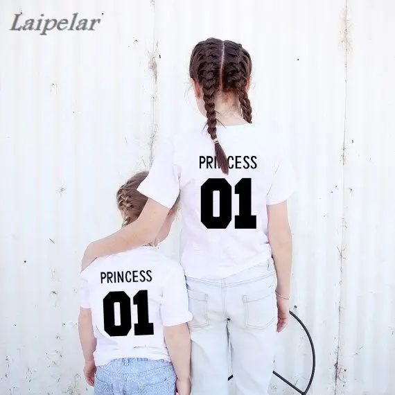 Couple Prince 01 T Shirt Princess 01 Letter Print T-Shirt Women Men Hipster Fashion Tshirt Casual /Child T Shirt For Lover 2018 Couple Prince 01 T Shirt Princess 01 Letter Print T-Shirt Women Men Hipster Fashion Tshirt Casual /Child T Shirt For Lover 2018