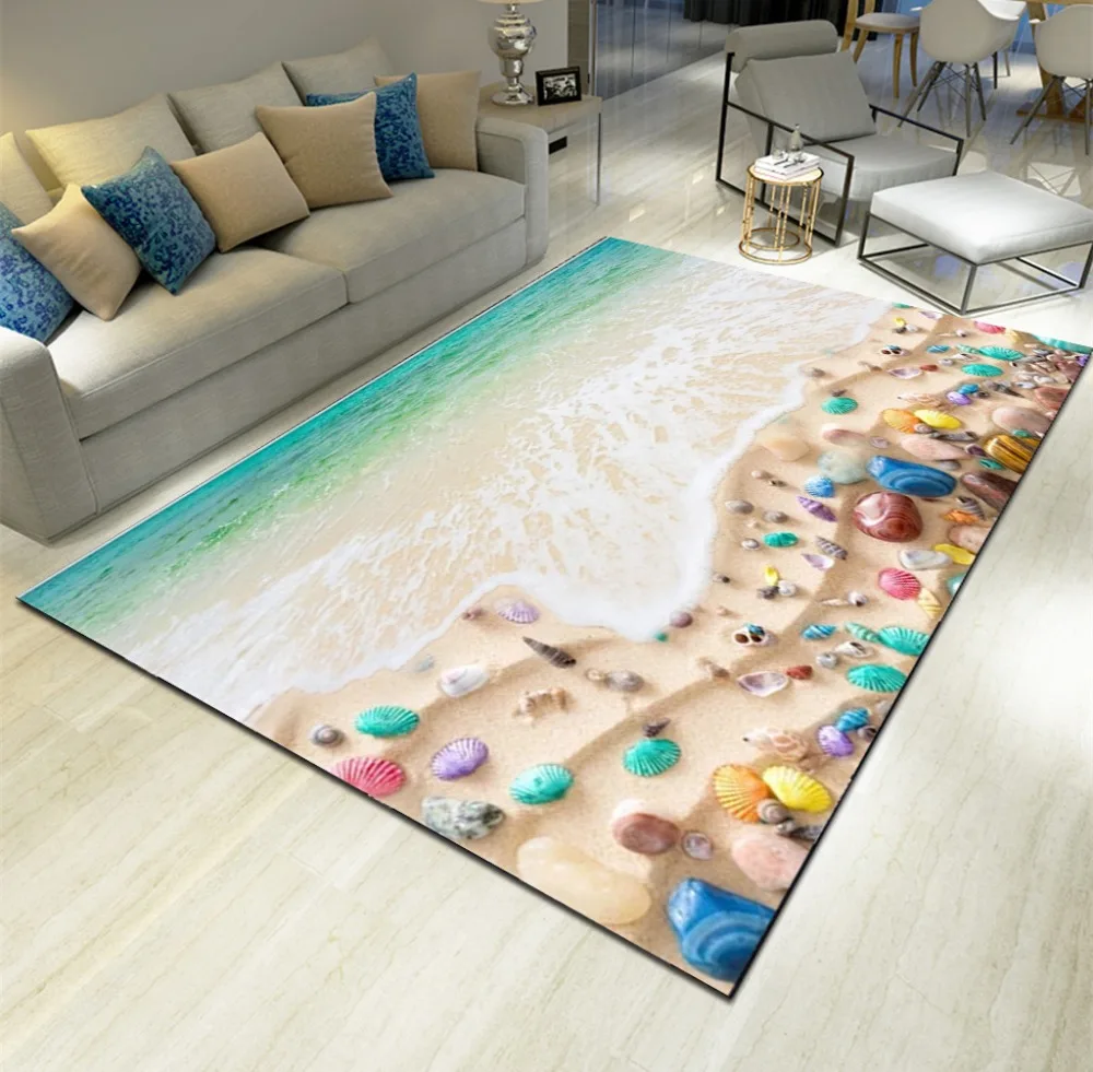 1200 мм X 1800 мм 6 мм 3D Средиземноморский Стиль ковёр для гостиной коврик для спальни прямоугольный поглощают воду коврик, мат украшение дома