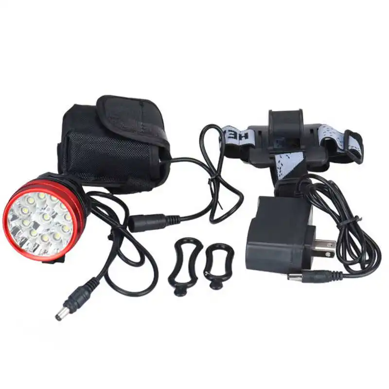 

28000LM 11 x XM-L T6 LED 6 x 18650 Bicycle Cycling Light powerful led flashlight Waterproof Lamp lanterna led bike #3o5