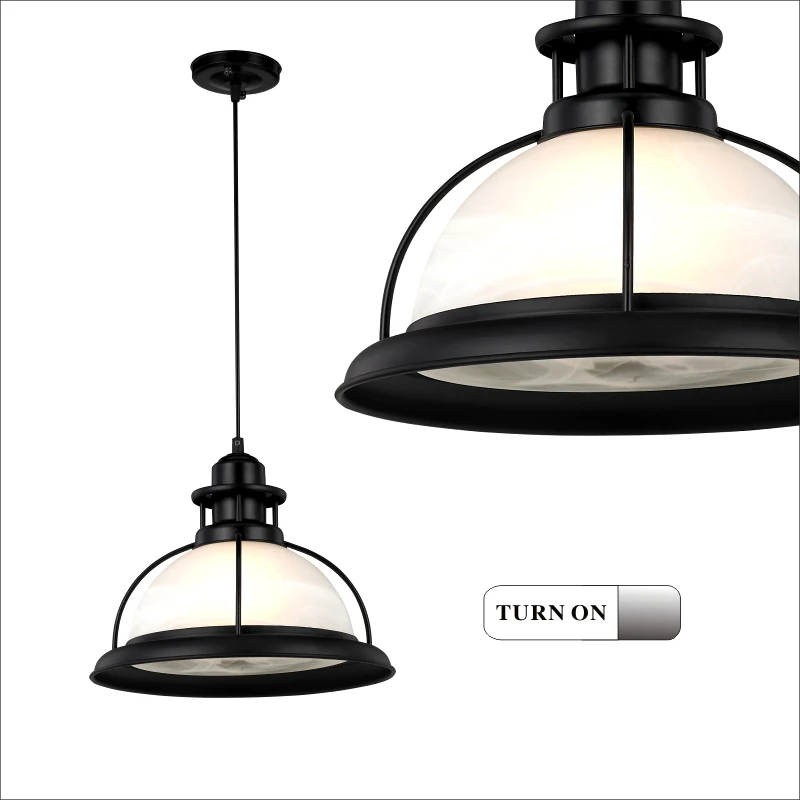 island pendant lights Vintage Pendant Lights Industrial Glass Hanging Lamp Black Loft Lamp Restaurant Study Decoracion Hogar Nordico Lights Fixtures hanging lamp