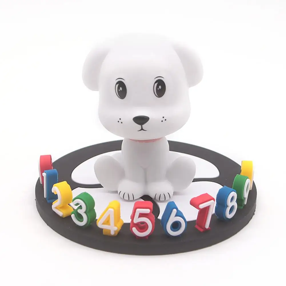 

Portable Cute Cartoon Dog Car Temporary Parking Board Phone Number Plate Sticker Car Parking Sign 6 Groups Of Numbers
