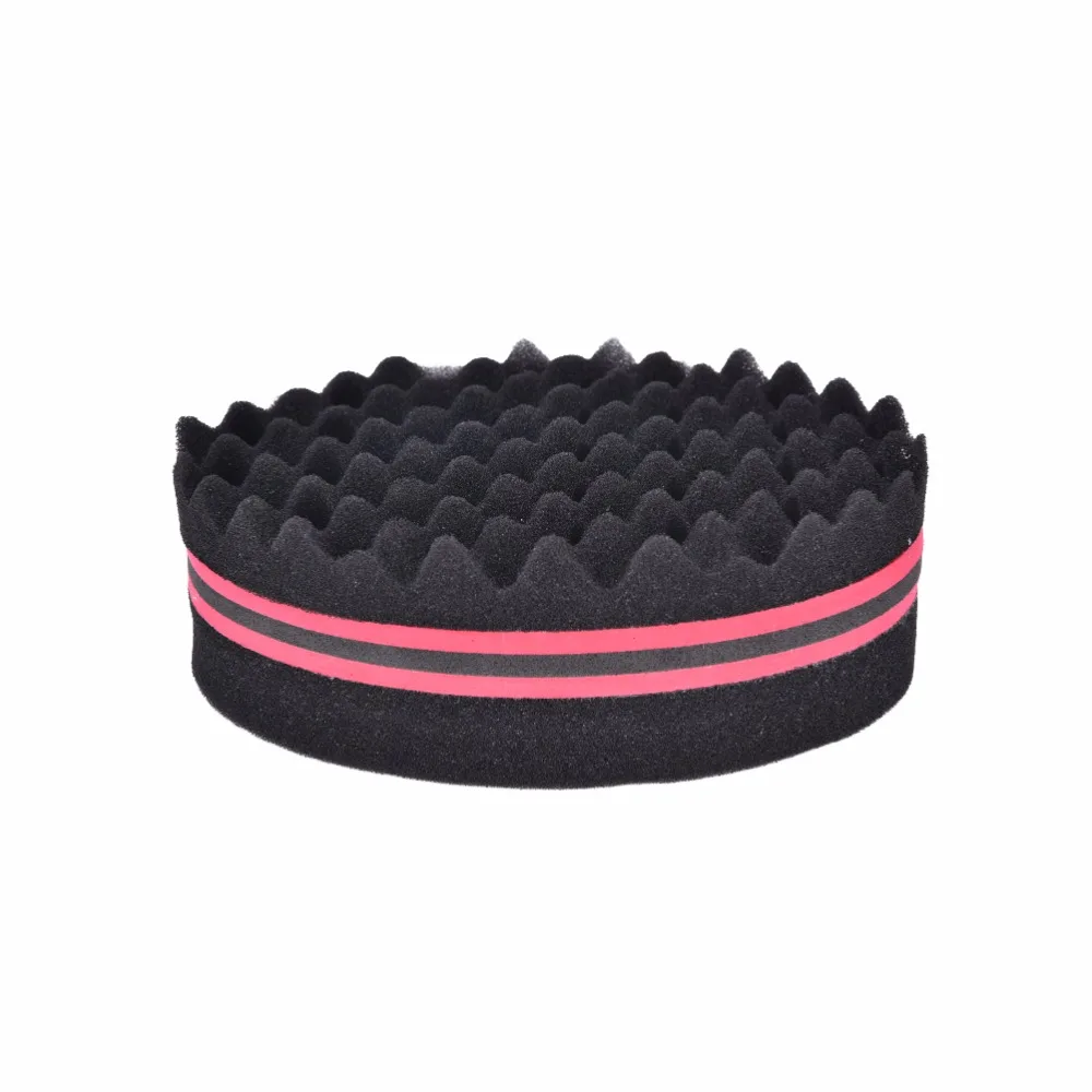 

Oval Double Sides Magic twist hair brush sponge,afro coil wave dread sponge brushes,Sponge Brush for Natural