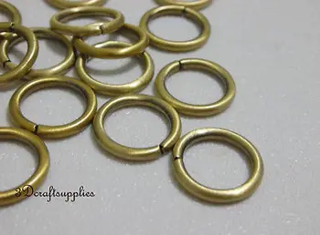 

metal O rings O-ring purse ring connector anti bronze 10mm 3/8 inch 40pcs i30