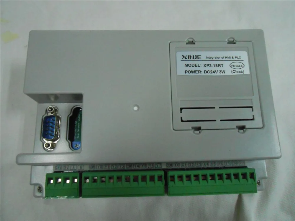 XINJE встроенный ПЛК и HMI Новый 3 7 дюйма 26 клавиш 192*64 DI 10 DO 8 реле выхода с кабелем для
